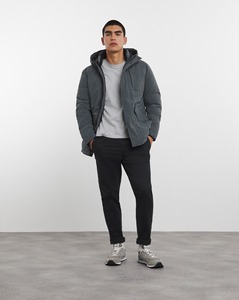 Chaqueta Acolchada de Pana para Hombre y Mujer, con Exterior de Tela Suave, Aislante y Cálida para Invierno - Product Image 1