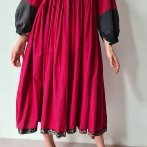 Robes traditionnelles ethniques de qualité supérieure pour femmes, mode décontractée, imprimé Simple, robe africaine, 2023 - Product Image 5