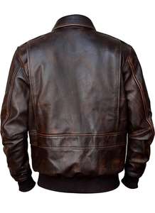 เสื้อแจ็กเก็ตหนังมีซิปสำหรับผู้ชายเสื้อแจ็กเก็ตหนังสำหรับผู้ชายดีไซน์แบบมืออาชีพตามความต้องการออกแบบได้ตามต้องการ - Product Image 3