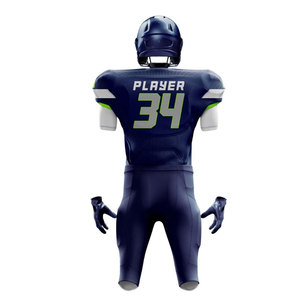 Mejor Precio Venta Caliente Uniforme de Fútbol Americano Venta Caliente Precio Barato Ropa Deportiva Transpirable Uniformes de Fútbol Americano - Product Image 3