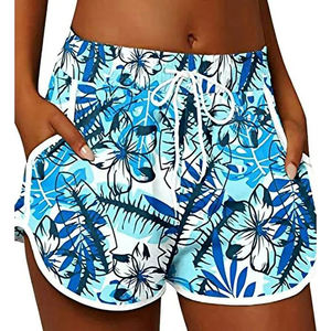 กางเกงขาสั้นสำหรับเล่นกีฬาชายหาดของผู้หญิงชุดออกกำลังกายผ้าโพลีเอสเตอร์แบบลำลองสำหรับฤดูร้อนปรับแต่งโลโก้ได้กันน้ำ - Product Image 3