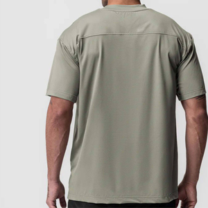 Camiseta extragrande de algodón 100% para hombre, ropa de calle informal holgada y moda urbana - Product Image 5