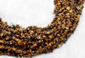 Perles de pierre œil de tigre non taillées de qualité supérieure, vente en gros, pierres naturelles de guérison pour la méditation et la création de bijoux - Product Image 5