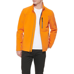 Customized Logo Printing Front Zipper Stand Collar Softshell <b>Jackets</b> <b>Light</b> <b>Weight</b> Men's Softshell <b>Jackets</b> - Product Image 6