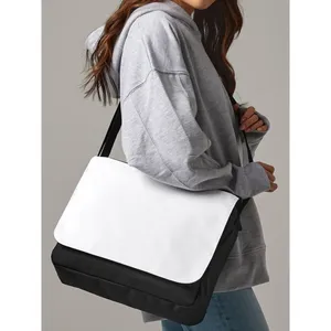 Sac messager personnalisé par sublimation, sacs fourre-tout promotionnels pour le merchandising - Product Image 1