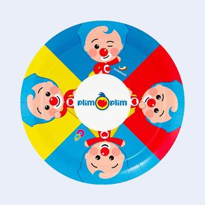 Platos Desechables Plim Plim de 18 cm, 8 Unidades, para Fiestas - Product Image 1