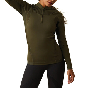 Camisetas Ecuestres de Compresión Transpirables con Estampado para Mujer, Camisetas Deportivas de Manga Larga - Product Image 2