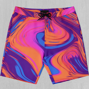 Shorts décontractés pour hommes, prêts pour l'été, sublimation, tissu doux et respirant, séchage rapide, coupe décontractée, légers, look moderne - Product Image 1
