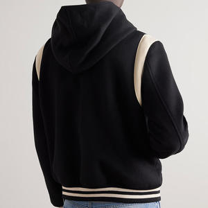 แจ็กเก็ตผ้าฝ้ายระบายอากาศได้ดีมีปกตั้งโลโก้ด้านหน้ามีตัวอักษร - Product Image 3