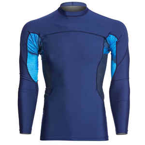 <b>Men's</b> Compression Long Sleeve Rash Guard Breathable Design with Long Sleeves - Product Image 1