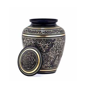 Vente chaude à prix raisonnable Urnes décoratives fabriquées à la main Urne funéraire pour exportateur blanc humain de l'Inde de haute qualité - Product Image 1