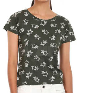 T-shirt de sublimation pour femmes de haute qualité avec impression de logo personnalisé dernière conception pour l'été - Product Image 1