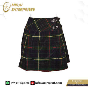 Kilt Tartan écossais de haute qualité pour dames Tartan Billie Kilt avec épingle à kilt gratuite!! Longueur 16 pouces-9 La plupart des tartans - Product Image 4