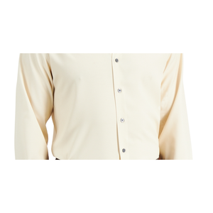 Camicia Elegante Casual da Uomo Alfani con Stampa Geometrica, Popeline Elasticizzato in 4 Direzioni, 100% Cotone Antipiega, Maniche Lunghe, Taglia 32X33, Beige - Product Image 3