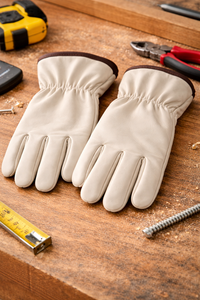 Guantes de Trabajo de Cuero para Invierno con Forro Térmico para Manipulación en Almacenes a Baja Temperatura, Protección Duradera para las Manos con Logotipo Personalizado - Product Image 3