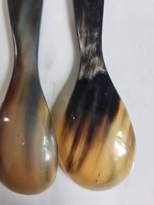 Cubiertos cuchara de cuerno de búfalo y cuchara de cuerno de sopa de vaca y vajilla de café y cuchara de cuerno de cubiertos para superventas - Product Image 3