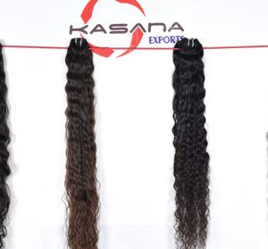 100% naturel cuticule alignée vierge brut indien Extensions de cheveux pour les femmes noires non traitées lâche vague profonde noir couleur naturelle - Product Image 4