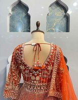 Lehenga Choli long et tendance pour femme, idéal pour les mariages et les fêtes, robe de mariée longue jusqu'au sol, tissu personnalisable, résistant à l'humidité