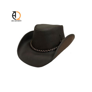 Sombreros de Cuero de Primera Calidad, Estilo Vintage, Sombreros de Vaquero de Cuero, Sombreros de Cuero Únicos y Elegantes - Product Image 6