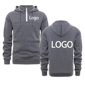 DIY customize your brand logo men's and women's casual zip up <b>hoodie</b> tops, street personality pullover sweatshirts custom gifts - Product Image 5