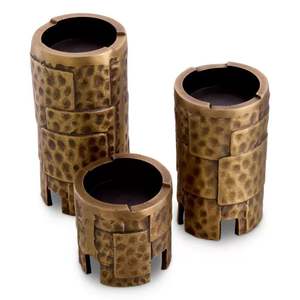 ห่วงโลหะใส่ผ้าเช็ดปากที่ดูคลาสสิกทนทานและยาวนานมีงานแกะสลักที่ซับซ้อนเหมาะสำหรับใช้ในเทศกาลและในชีวิตประจำวัน - Product Image 1