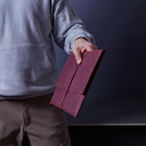 Housse pour ordinateur portable en cuir pleine fleur véritable, organisateur d'affaires fait à la main, porte-documents de direction moderne, portable et durable LLS-0314 - Product Image 3