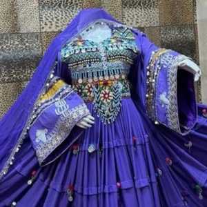 Superb Quality Banjara Tribal Ethnic Vintage Afghan/Pakistan Kuchi Plus Size <b>Appliques</b> Party Traditional Dress Wholesale Qj - Product Image 2