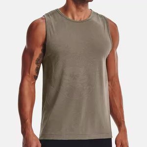 Wholesale Price Best Design Breathable Knitted Casual Men Tank Top Sleeveless Fitness Wear High Quality 100% Cotton for Adult - Product Image 3