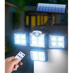 198 LED Solar-Flutlicht mit Bewegungsmelder Außenwandleuchte für den Außenbereich - Product Image 5