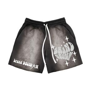 กางเกงขาสั้นผู้ชายผ้าฝ้ายแบบลำลองลายทางระบายอากาศมีหลายสีสำหรับฤดูร้อนชุดแนวสตรีทกางเกงขาสั้นแนวสตรีทแบบเชือก100% - Product Image 1