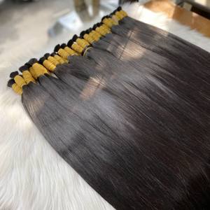 ผมต่อจากคนเวียดนามเรียงตามธรรมชาติสีดำตรงจากธรรมชาติ - Product Image 4