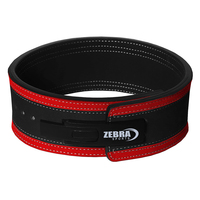 Cinturón de Levantamiento de Pesas de Cuero Vacuno Personalizado, Antideslizante, Unisex, para Powerlifting, Grosor de 13 mm, Nuevo Diseño ZEBRA, Venta al Por Mayor
