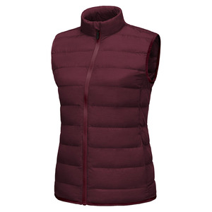 Ropa de calle transpirable burbuja Puffer chaleco deportes invierno al aire libre sin mangas calidad única Puffer chaleco para mujer - Product Image 3