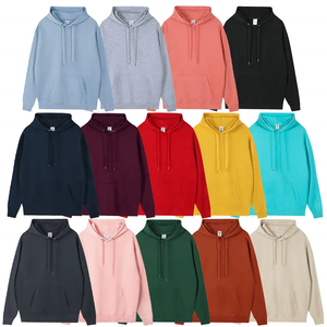 Venta caliente amarillo sólido en blanco Sudadera con capucha manga larga 100% algodón polar 320GSM entrenamiento y Jogging desgaste sudaderas deportivas - Product Image 6