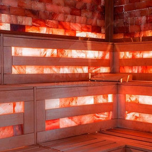 Azulejos de sal natural hechos a mano de 1x4x8 pulgadas 100% sal natural para asar a la parrilla Decoración de cocina uso - Product Image 6