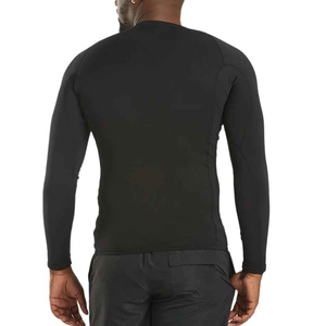 <b>Black</b> Breathable Mesh <b>Long</b> Sleeve Training Fitness Pro Basketball Wear Men's Compression <b>T</b> <b>Shirts</b> Workout Clothing - Product Image 3