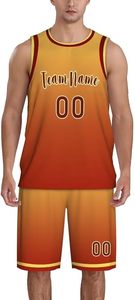 Lightweight Unique Style Basketball Uniform Solid Color Top Quality Basketball Uniform for Adult - Product Image 4