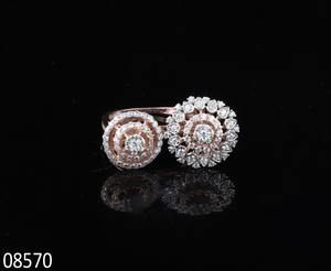 Anillo de compromiso de diamante cultivado en laboratorio inspirado en la vendimia más vendido para chapado en oro certificado para la elegancia diaria Precio de exportación - Product Image 1