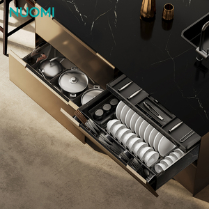 NUOMI HORUS Soluzione di Stoccaggio per Mobili da <span class=keywords><strong>Cucina</strong></span>, <span class=keywords><strong>Organizzatore</strong></span> per <span class=keywords><strong>Cassetti</strong></span> per <span class=keywords><strong>Pentole</strong></span> e Padelle, Divisorio Regolabile, Cestello Estraibile per Utensili da <span class=keywords><strong>Cucina</strong></span> - Product Image 5