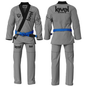 Conjuntos de uniformes de Kimono Jiu Jitsu personalizados más vendidos 100% algodón entrenamiento profesional duradero para artes marciales - Product Image 5