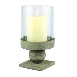 <b>Silver</b> Finished Hurricane Aluminum Cast <b>Silver</b> Plated Metal & Glass Hurricane Candle Holder Handmade Decorative Metal - Product Image 5