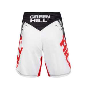Pantalones Cortos de MMA Blancos de Diseño Personalizado GREEN HILL, Ropa de Poliéster Elástico para Grappling y BJJ para Gimnasio, Sublimados (10535) - Product Image 3