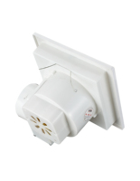 Ventilateur de plafond puissant de haute qualité, 8 pouces, carré, blanc, 110-240V, 30W, faible niveau sonore, pour la maison, l'hôtel, la maison de retraite