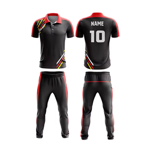 Maillot de cricket professionnel en tissu respirant, personnalisable avec logo imprimé par sublimation, anti-bactérien, 100 % coton, pour commandes en gros - Product Image 4
