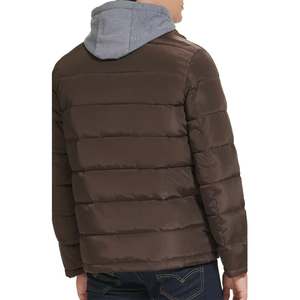 Chaqueta de Invierno con Capucha para Hombre 2026, Cortavientos, Cómoda, Transpirable, Diseño Frontal, Estilo Urbano - Product Image 4