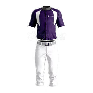 Ensemble de vêtements de sport de baseball et de softball pour jeunes de taille personnalisée à quantité minimale de commande bas Vêtements de sport confortables et respirants - Product Image 1