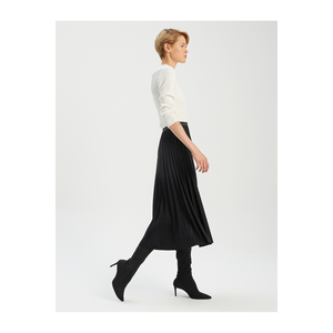 BGN Women's Viscose Blend Pleated <b>Skirt</b> Turkey W24S256 - Product Image 2