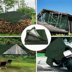 Tamaño personalizable <span class=keywords><strong>tela</strong></span> de polietileno <span class=keywords><strong>impermeable</strong></span> <span class=keywords><strong>para</strong></span> jardín al aire libre gazebo terraza toldo lluvia toldo lona - Product Image 4