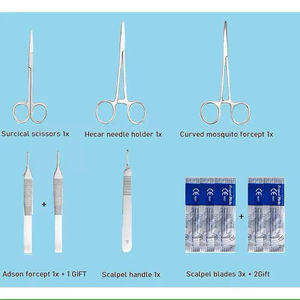 Kit de sutura de entrenamiento médico con almohadilla realista para heridas - Product Image 2