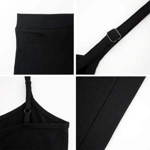 Camisola Corta para Mujer, Sin Mangas, Transpirable, de Secado Rápido, Delgada, de Algodón y Elastano, Ajustada, para Oficina - Product Image 4